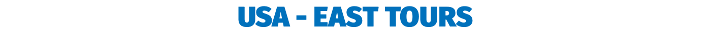 USA - EAST tours