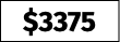 $3375